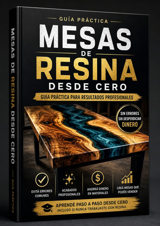 Aprende a Crear Mesas de Resina Profesionales desde Cero (Sin Errores ni Desperdiciar Dinero)